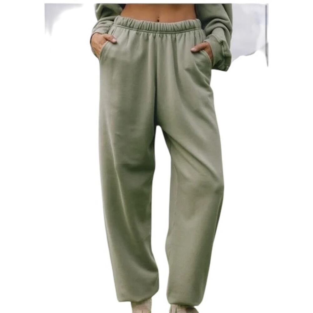 Daily Drills Joggers Sweatpants Harbor Green Unisex M/L Pockets Drawstring